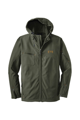 EYE Textured Hooded Soft Shell Jacket - EYE Clothing Company