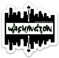 Washington Sticker - EYE Clothing Company