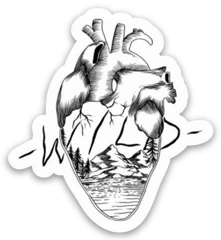 Wild @ Heart Sticker - EYE Clothing Company